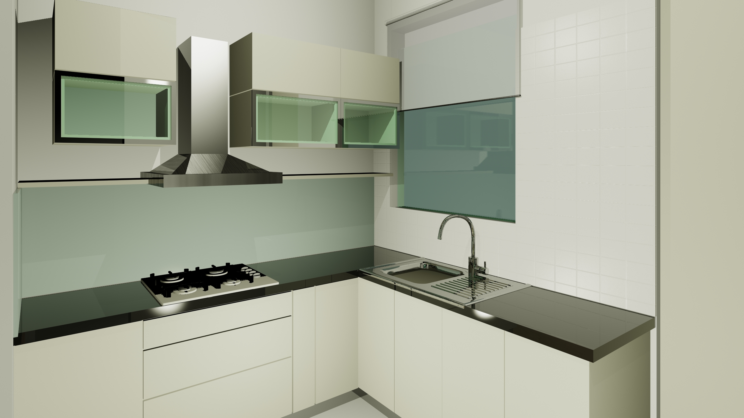 Wet Kitchen Design Small Space Malaysia - Rumah Terkini